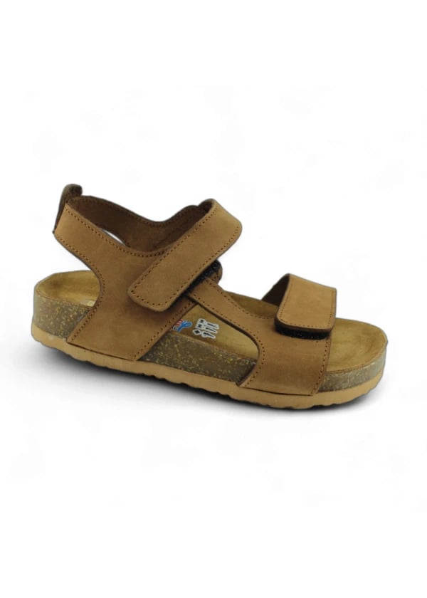 Taba Deri ve Ortopedik Bebek Sandalet - Gorsel 1