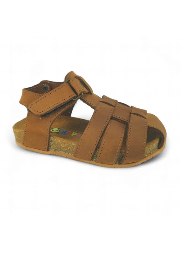 Taba Deri ve Ortopedik Bebek Sandalet - Gorsel 1