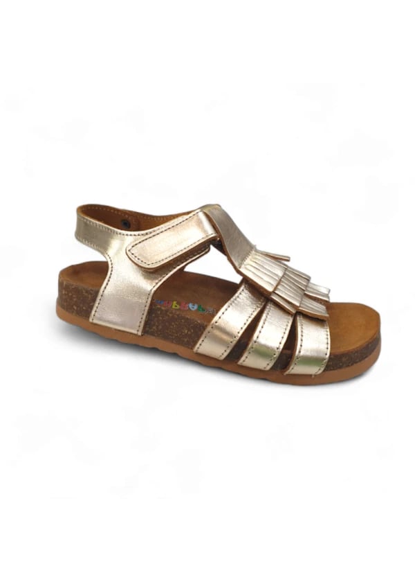 Gold Deri ve Ortopedik Bebek Sandalet - Gorsel 1