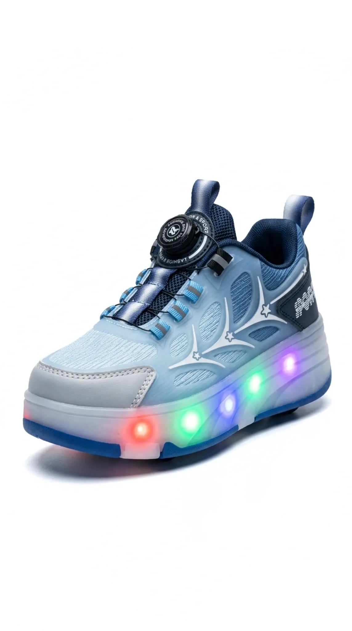 Mavi Çocuk Tekerlekli Paten Spor Ayakkabı - Gorsel 1