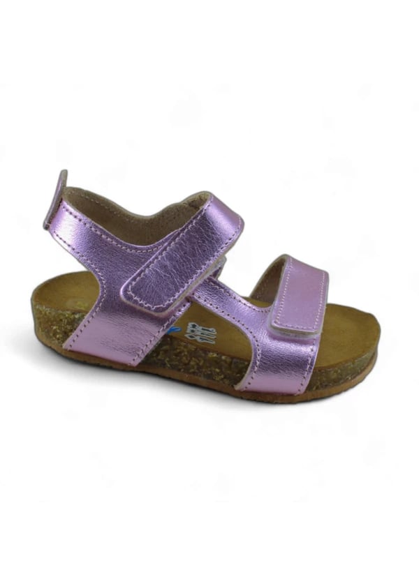 Pembe Deri ve Ortopedik Bebek Sandalet - Gorsel 1