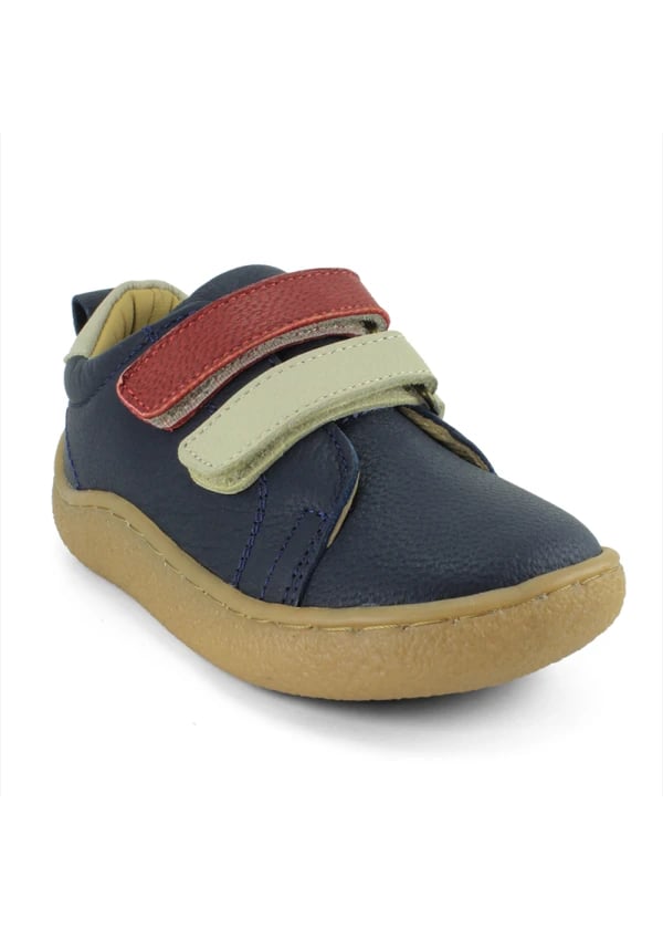 Lacivert Deri Ortopedik Çocuk Spor Ayakkabı - Gorsel 1