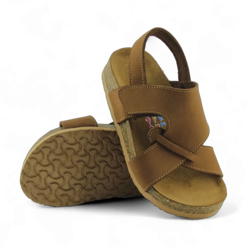 Taba Deri ve Ortopedik Bebek Sandalet