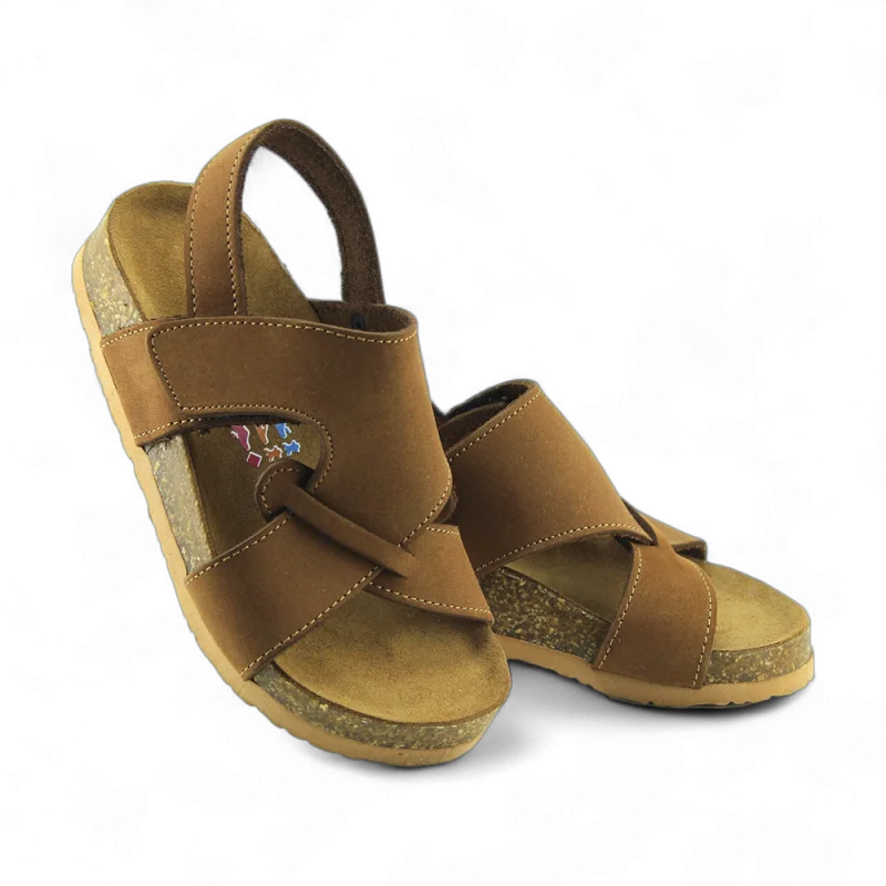 Taba Deri ve Ortopedik Bebek Sandalet