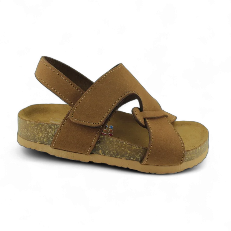 Taba Deri ve Ortopedik Bebek Sandalet