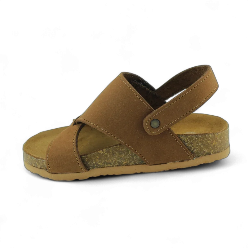 Taba Deri ve Ortopedik Bebek Sandalet