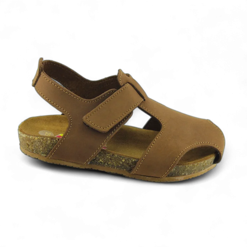 Taba Deri ve Ortopedik Çocuk Sandalet