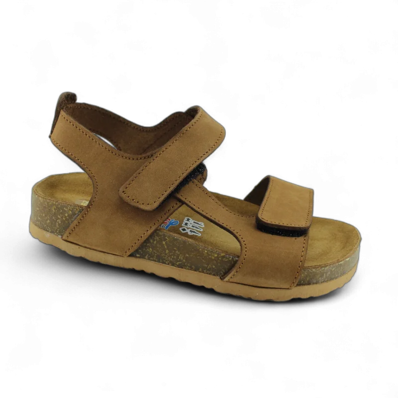 Taba Deri ve Ortopedik Çocuk Sandalet