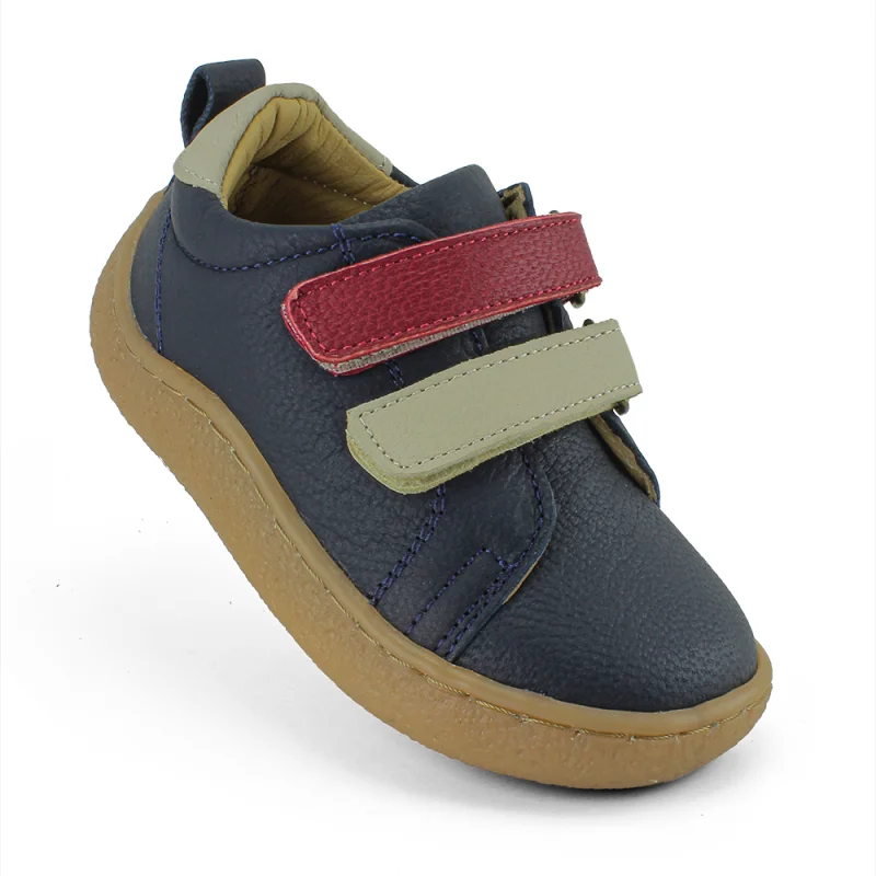 Lacivert Deri Ortopedik Çocuk Spor Ayakkabı