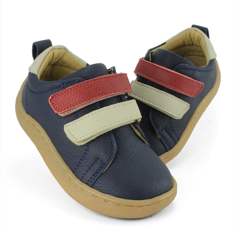 Lacivert Deri Ortopedik Çocuk Spor Ayakkabı