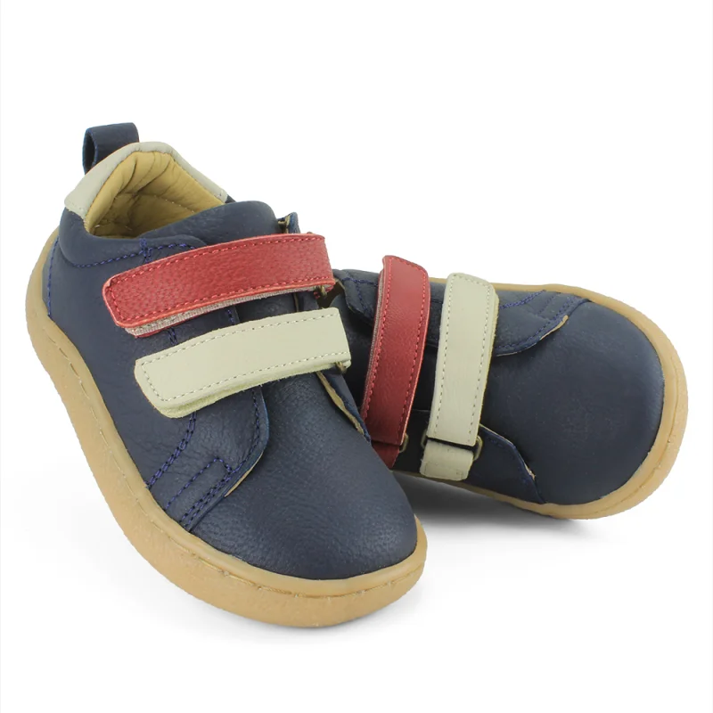 Lacivert Deri Ortopedik Çocuk Spor Ayakkabı