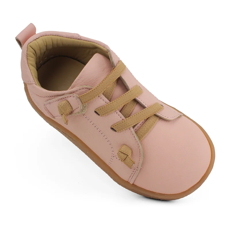 Pudra Pembe Deri Ortopedik Çocuk Spor Ayakkabı