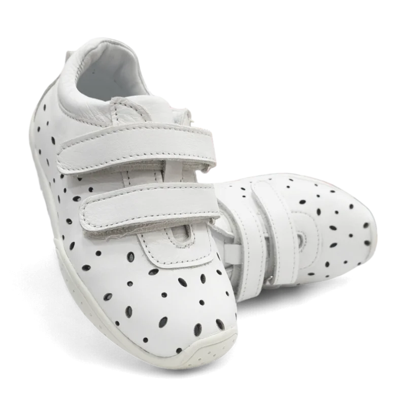 Beyaz Tam Ortopedik Deri Bebek Spor Ayakkabı
