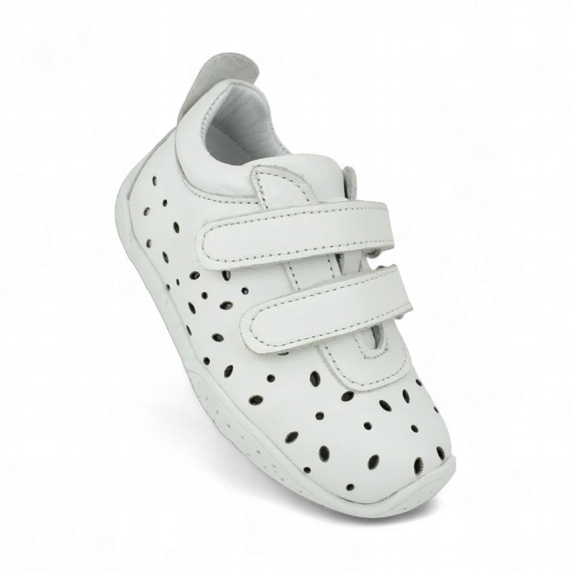 Beyaz Tam Ortopedik Deri Bebek Spor Ayakkabı