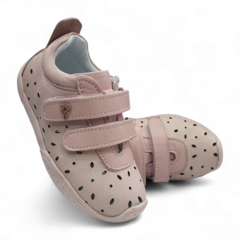 Pudra Tam Ortopedik Deri Bebek Spor Ayakkabı