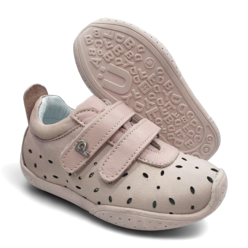 Pudra Tam Ortopedik Deri Bebek Spor Ayakkabı