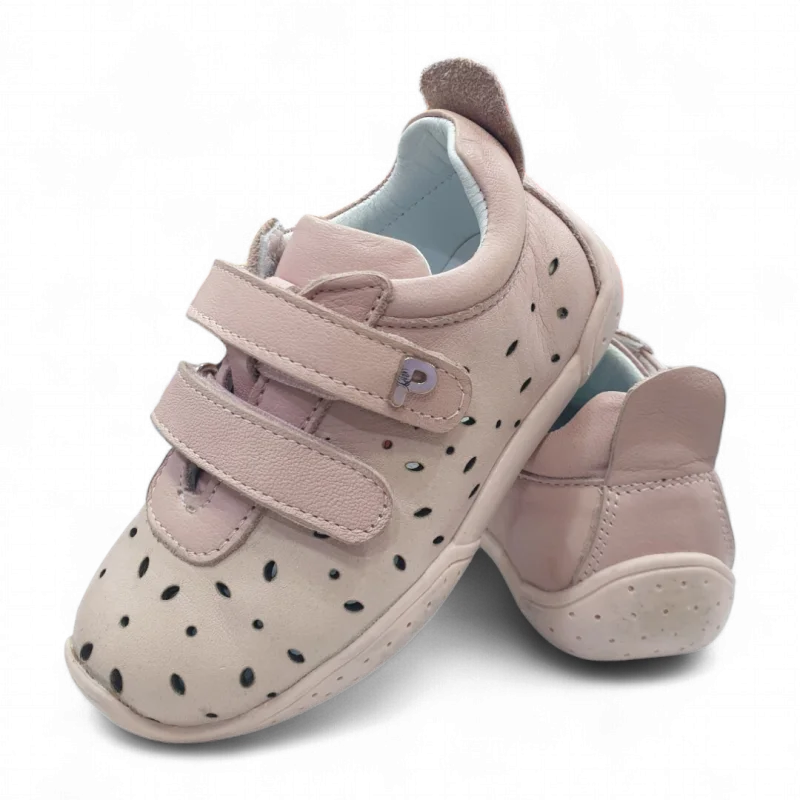 Pudra Tam Ortopedik Deri Bebek Spor Ayakkabı
