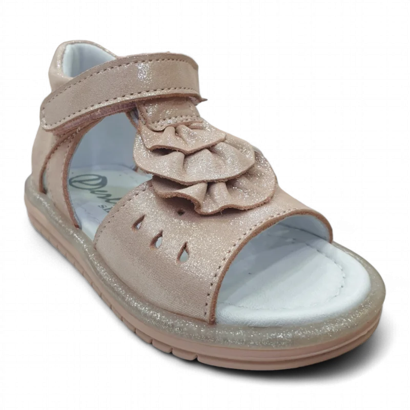 Pudra Tam Ortopedik Deri Bebek Sandalet