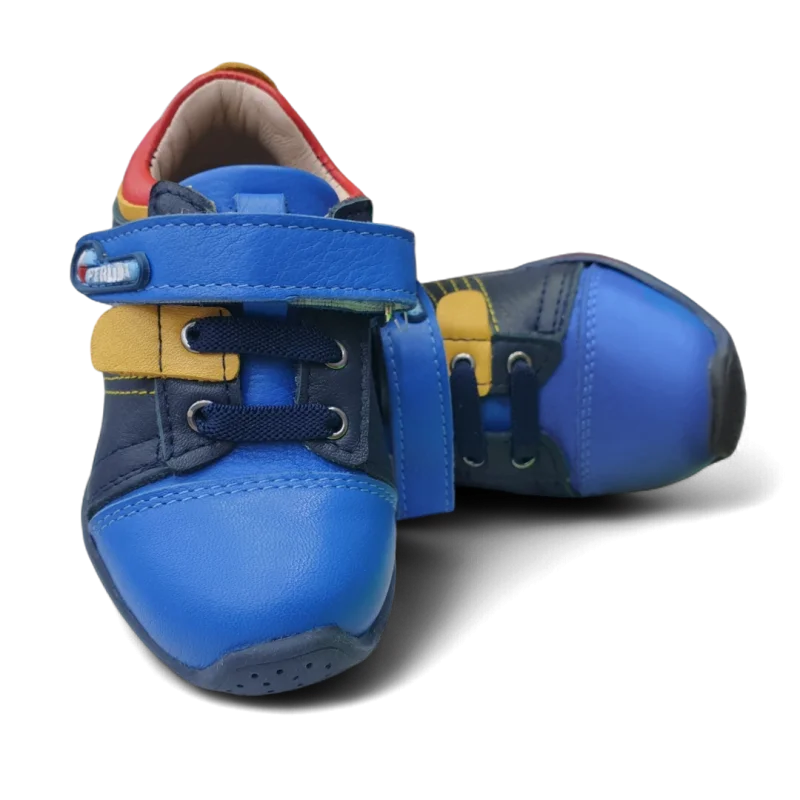 Lacivert Tam Ortopedik Deri İlk Adım Spor Ayakkabı