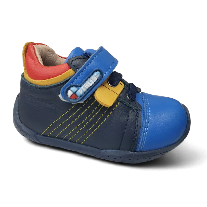 Lacivert Tam Ortopedik Deri İlk Adım Spor Ayakkabı