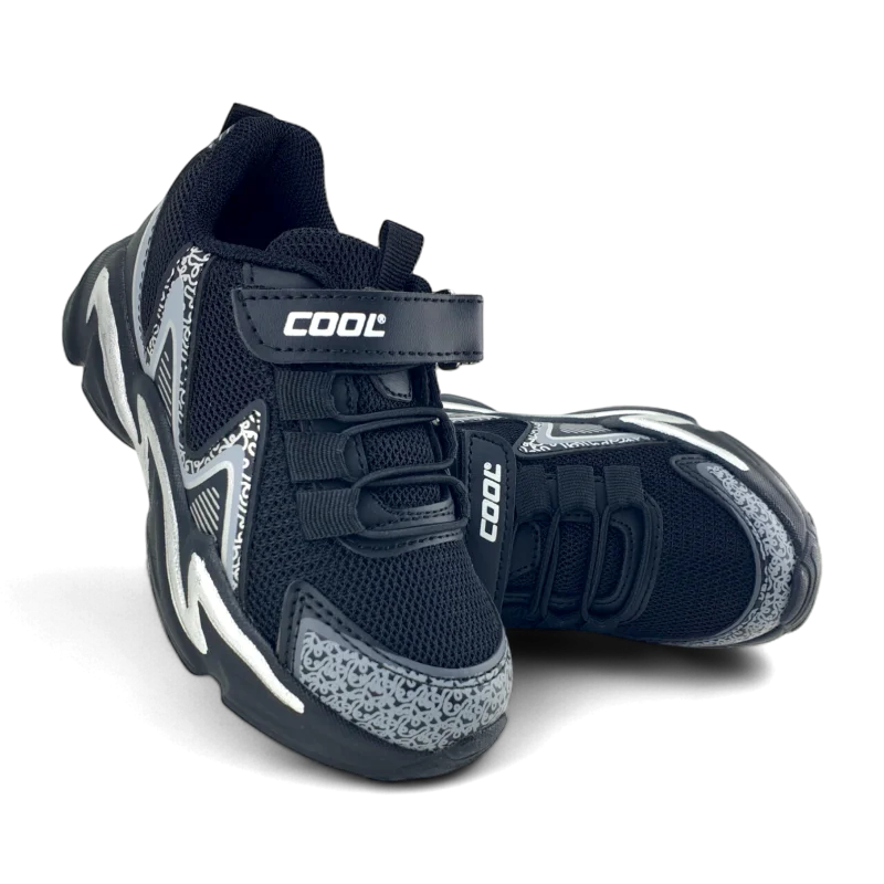 Siyah Anatomik Çocuk Spor Ayakkabı