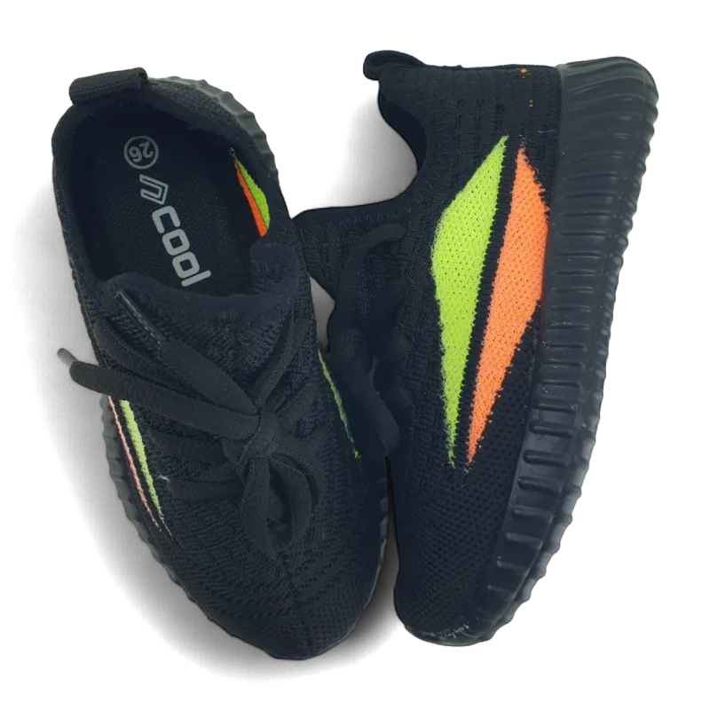 Siyah Anatomik Çocuk Spor Ayakkabı