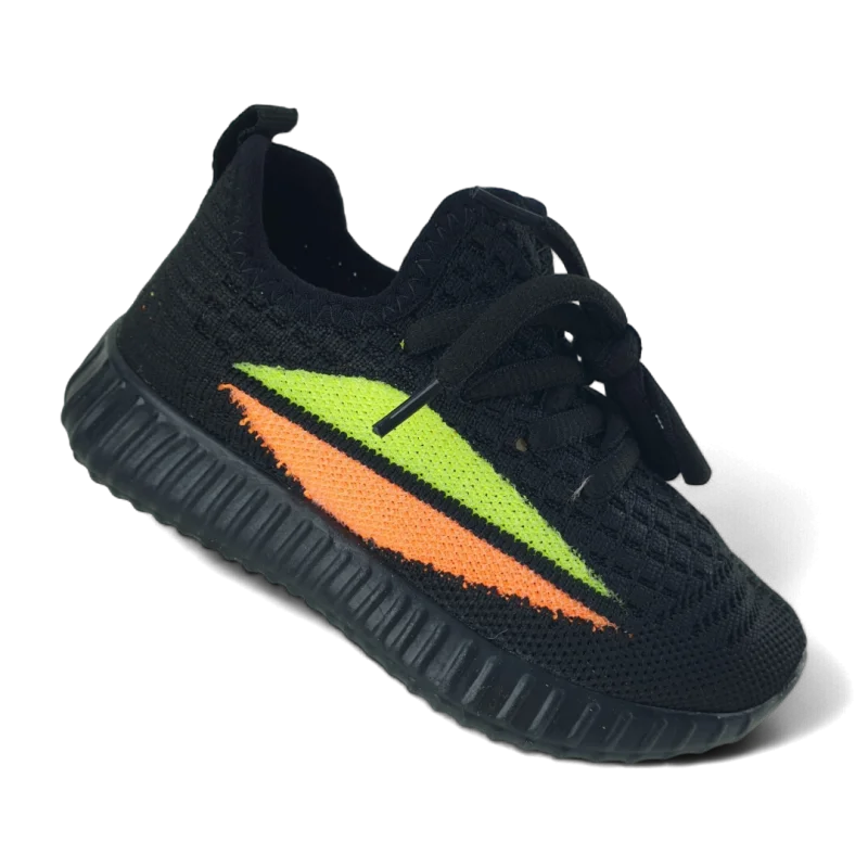 Siyah Anatomik Çocuk Spor Ayakkabı