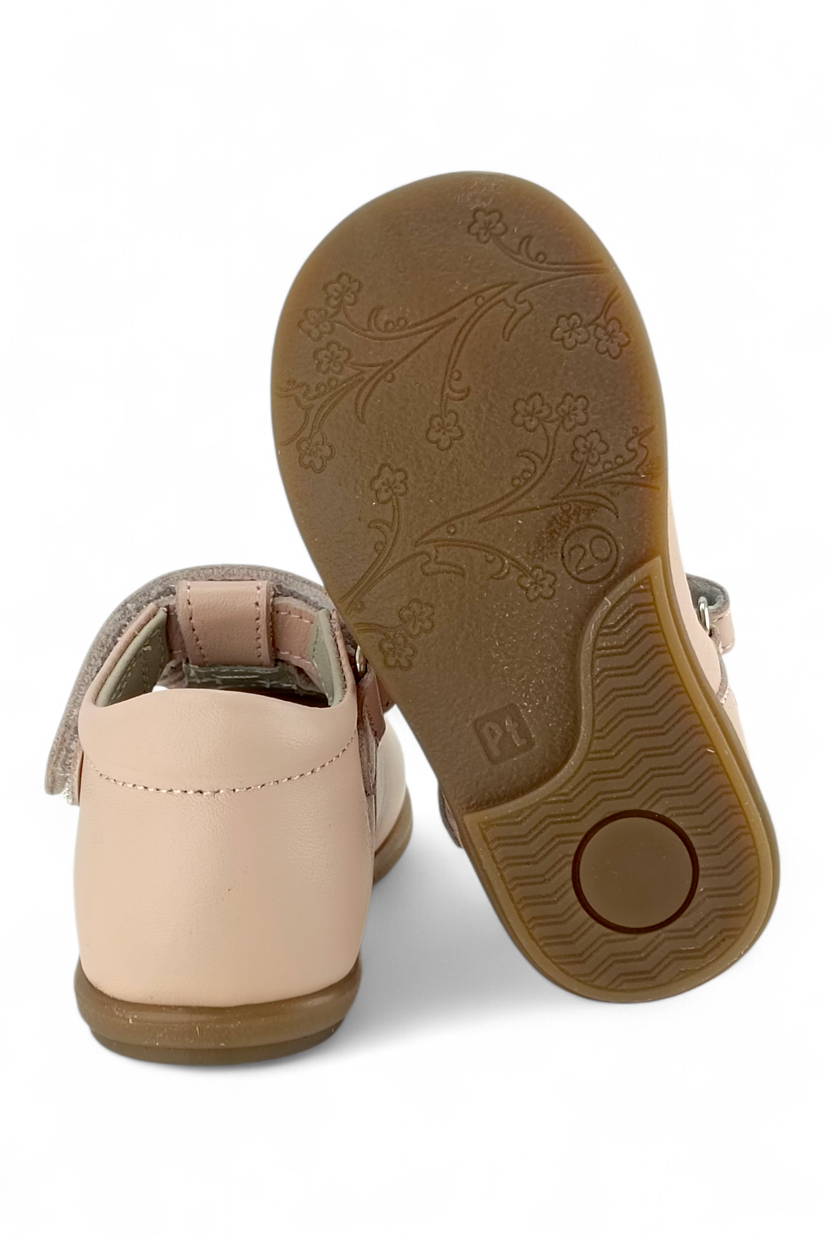 Pembe Hakiki Deri Tam Ortopedik İlk Adım ve Bebe Babet Ayakakbı