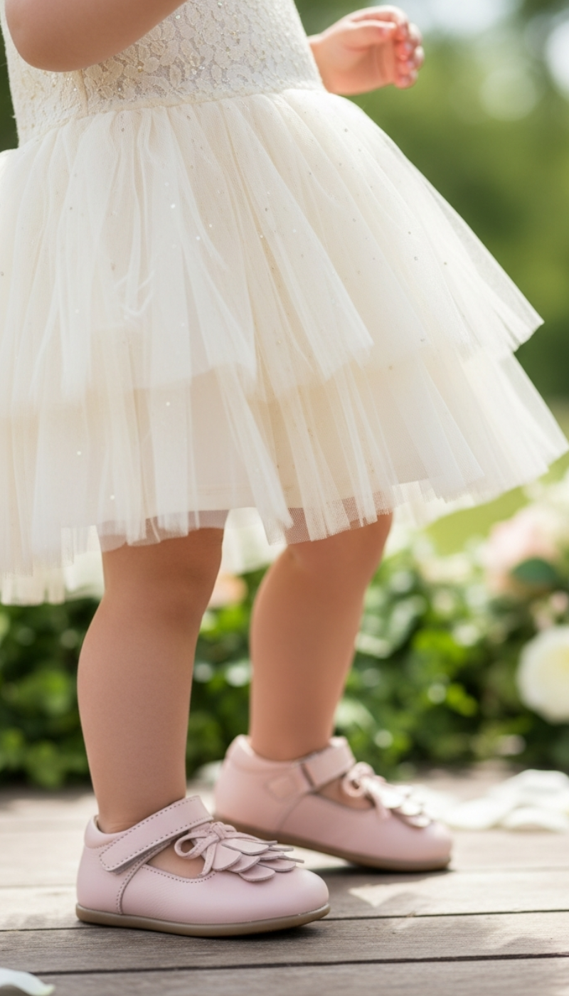 Pembe Hakiki Deri Tam Ortopedik İlk Adım ve Bebe Babet Ayakakbı