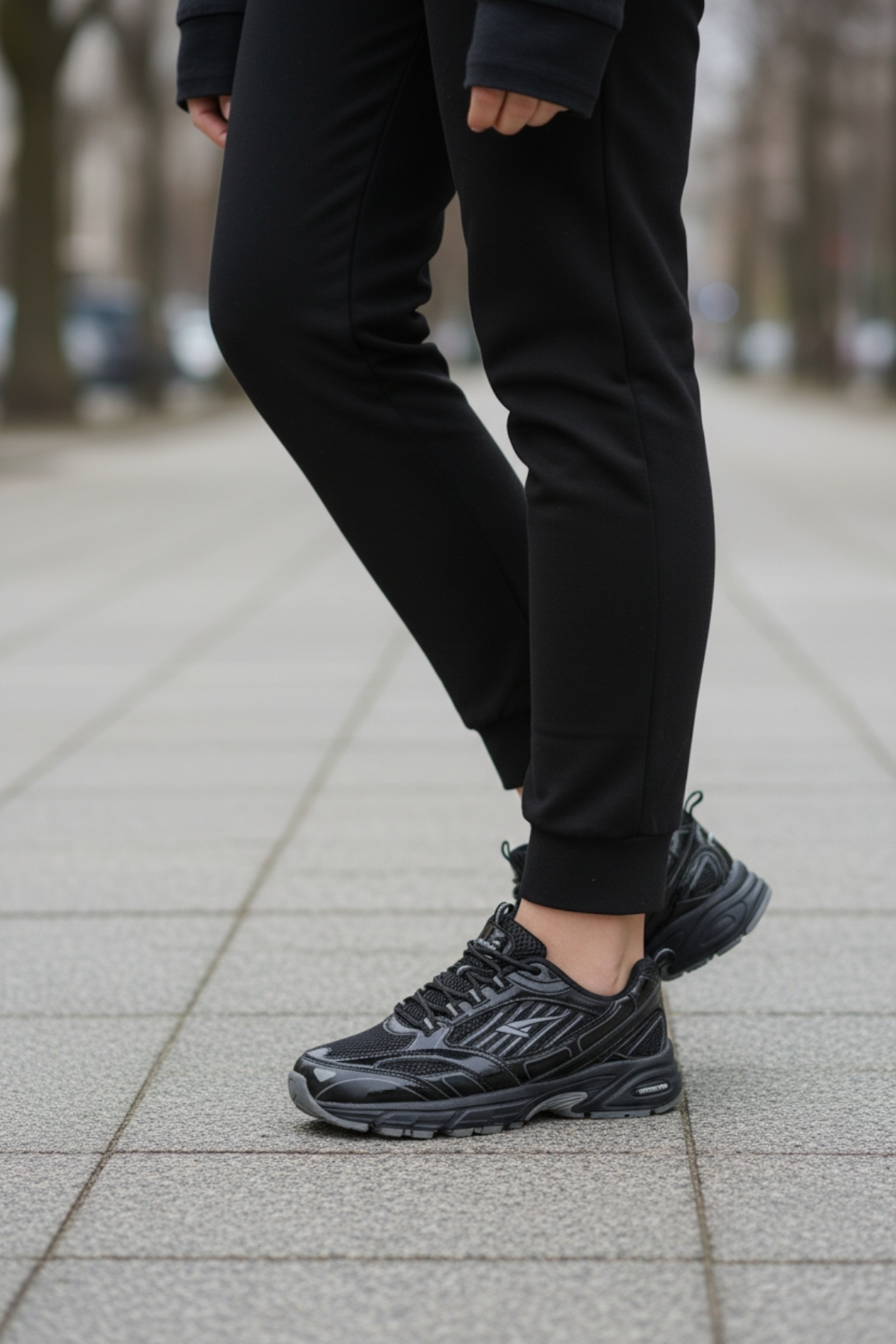 Siyah Anorak Unisex Spor Ayakkabı